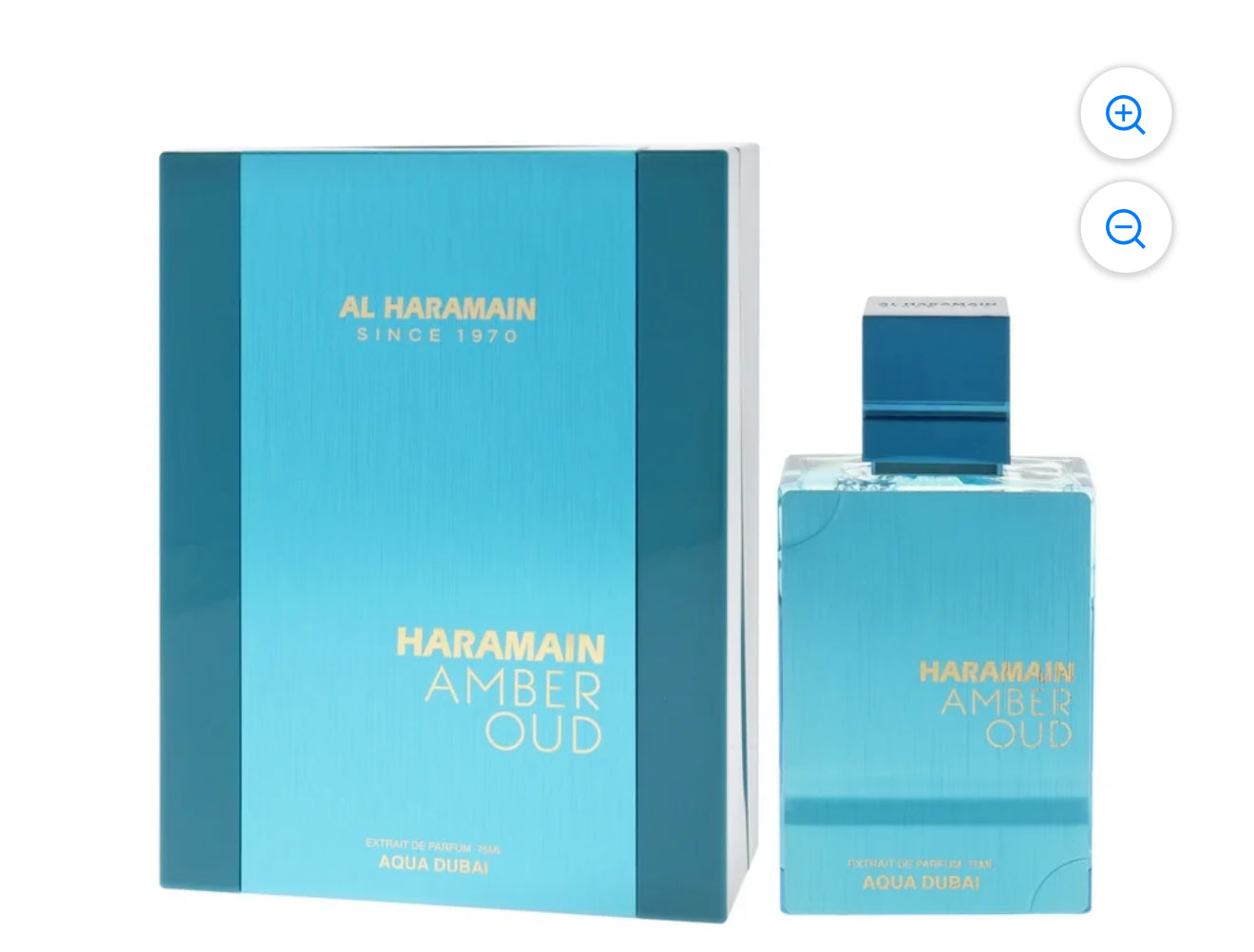Amber Oud Aqua Dubai Al Haramain Perfumes for women and men EDP 3.3 OZ/100ML